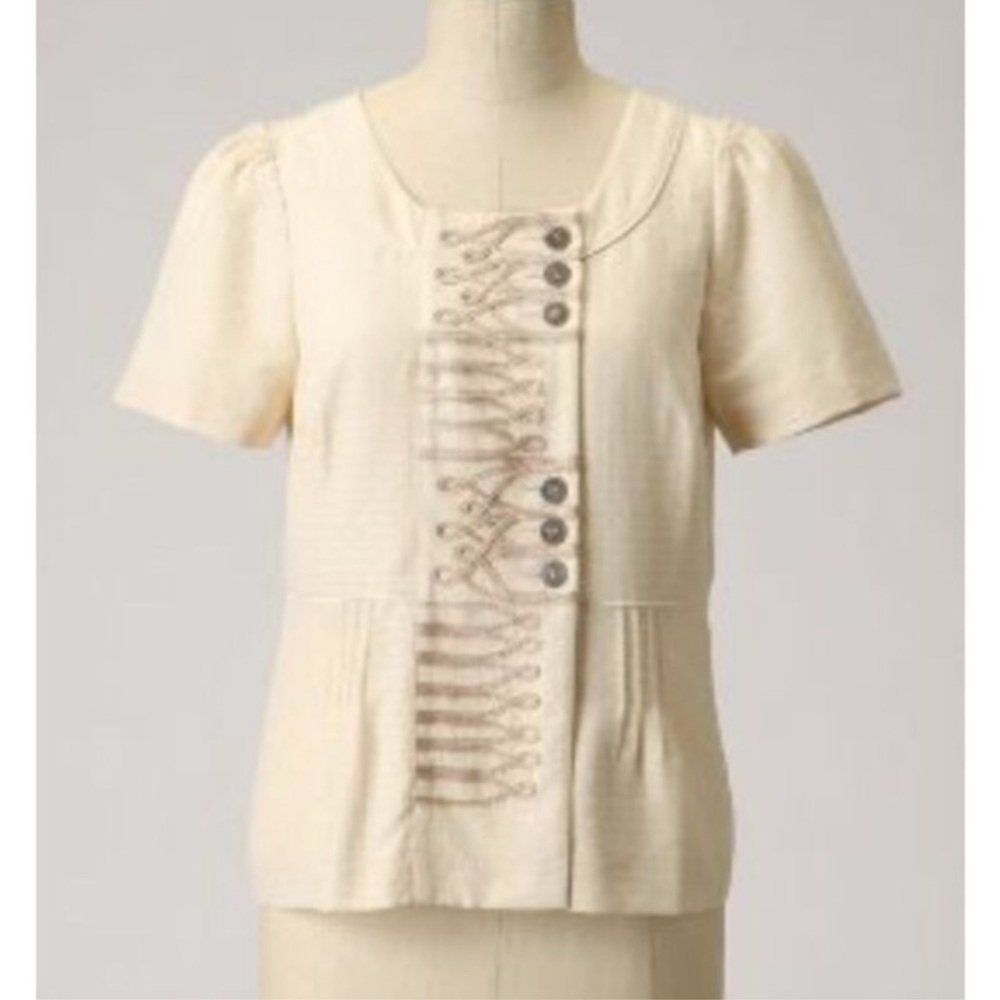 Anthropologie Floreat top jacket